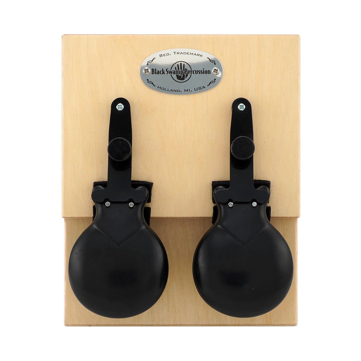 Máquina de castañuelas Black Swamp Percussion Overture OV-CM - castañuelas de fibra, diseño libre elástico