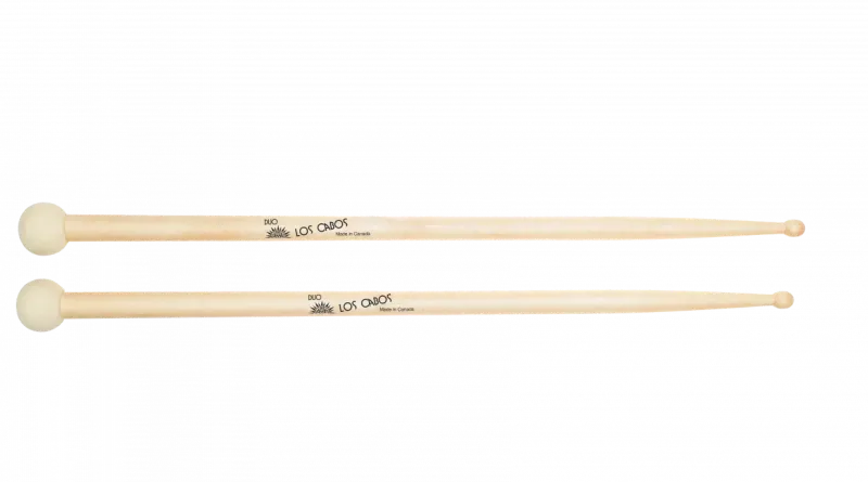 Baquetas de doble punta Los Cabos Duo - madera/felpa - Demo
