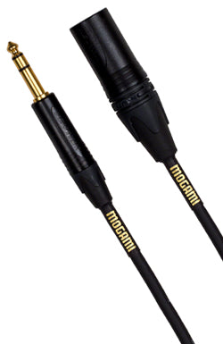 Cable 1/4" TRS a XLRM MOGAMI Gold PK TRS To XLR (MALE)