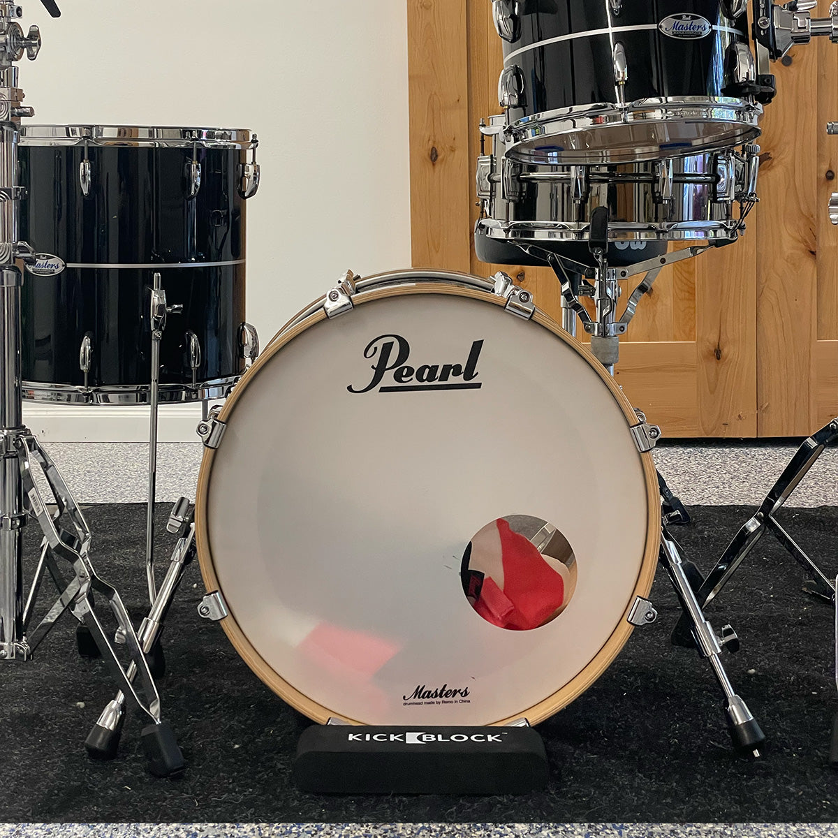 Anclaje para bombo KickBlock - negro