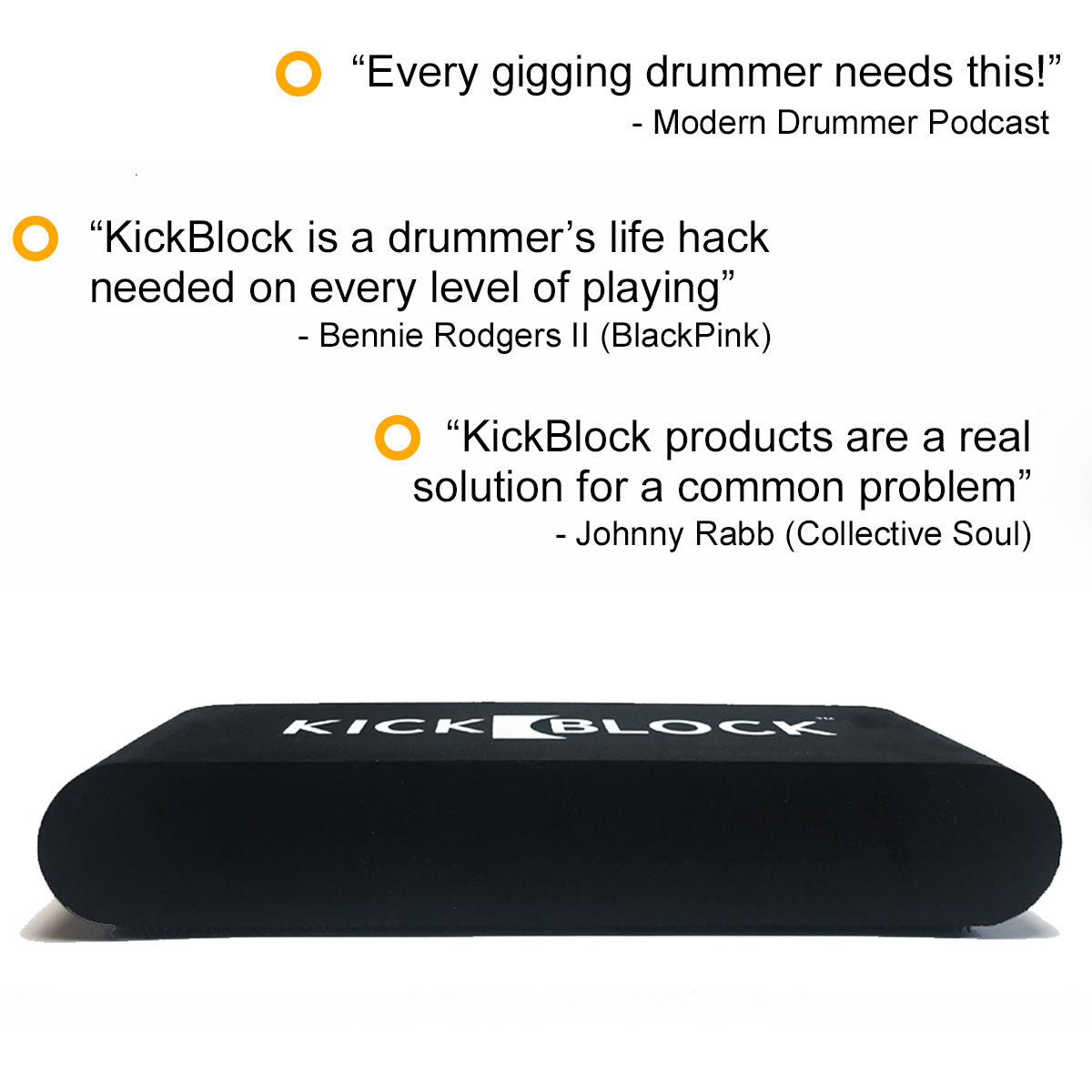 Anclaje para bombo KickBlock - negro