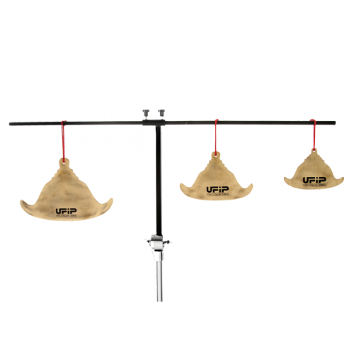 Campanas de Birmania UFiP Burma Bells - Kyeezee, conjunto de 3, incluye soporte para atril