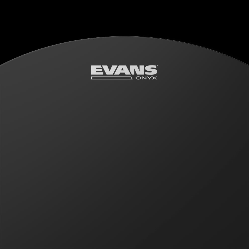 Parche batidor de tarola o tom Evans Onyx - 2 capas de 7.5mil, acabado áspero frost coated