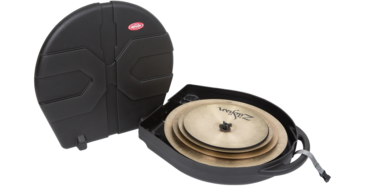 Estuche rígido para platillos SKB Rolling Cymbal Vault 1SKB-CV24W - hasta 8 platillos de 24 pulgadas