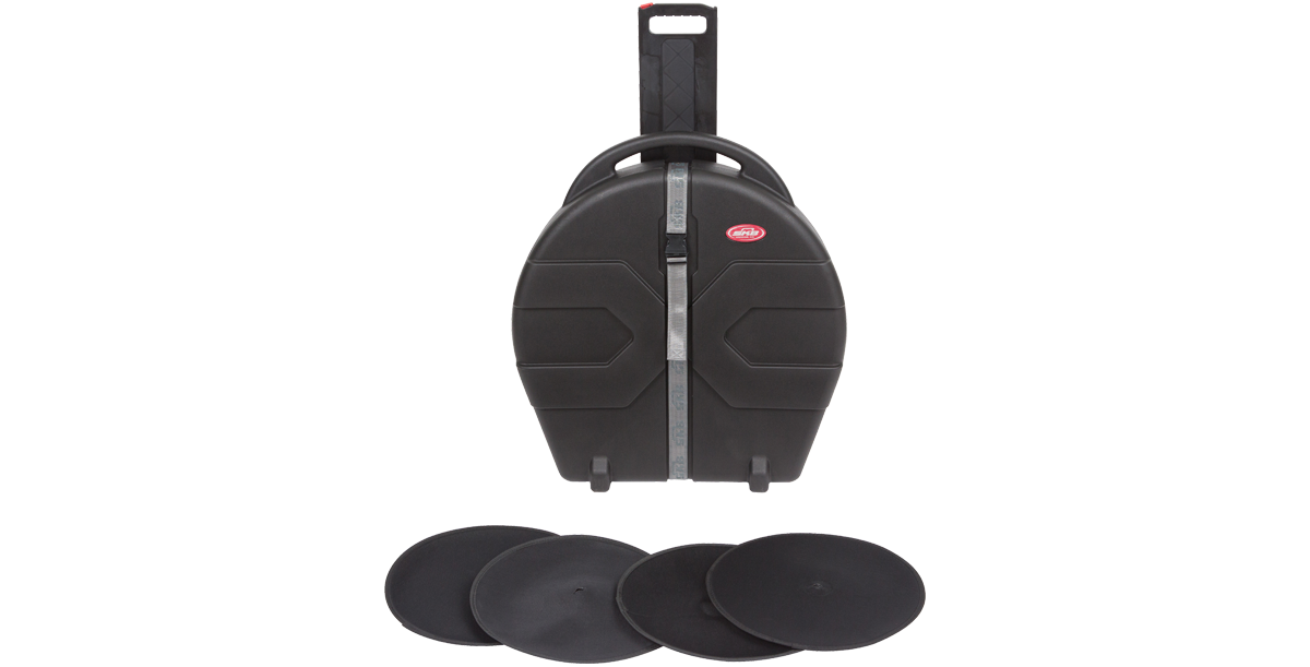 Estuche rígido para platillos SKB Rolling Cymbal Vault 1SKB-CV24W - hasta 8 platillos de 24 pulgadas