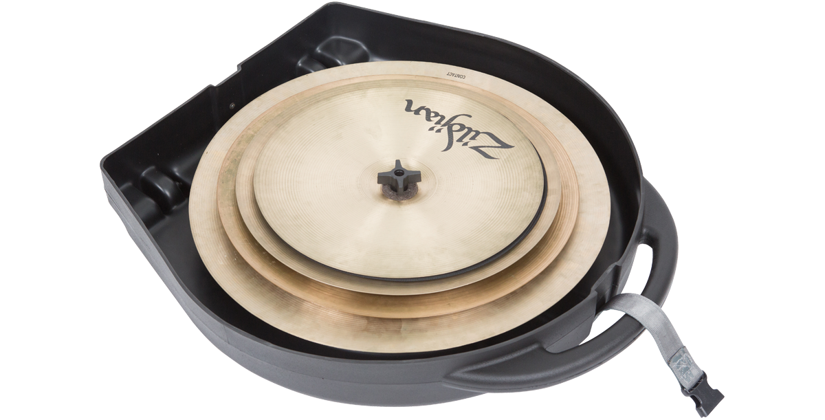 Estuche rígido para platillos SKB Rolling Cymbal Vault 1SKB-CV24W - hasta 8 platillos de 24 pulgadas