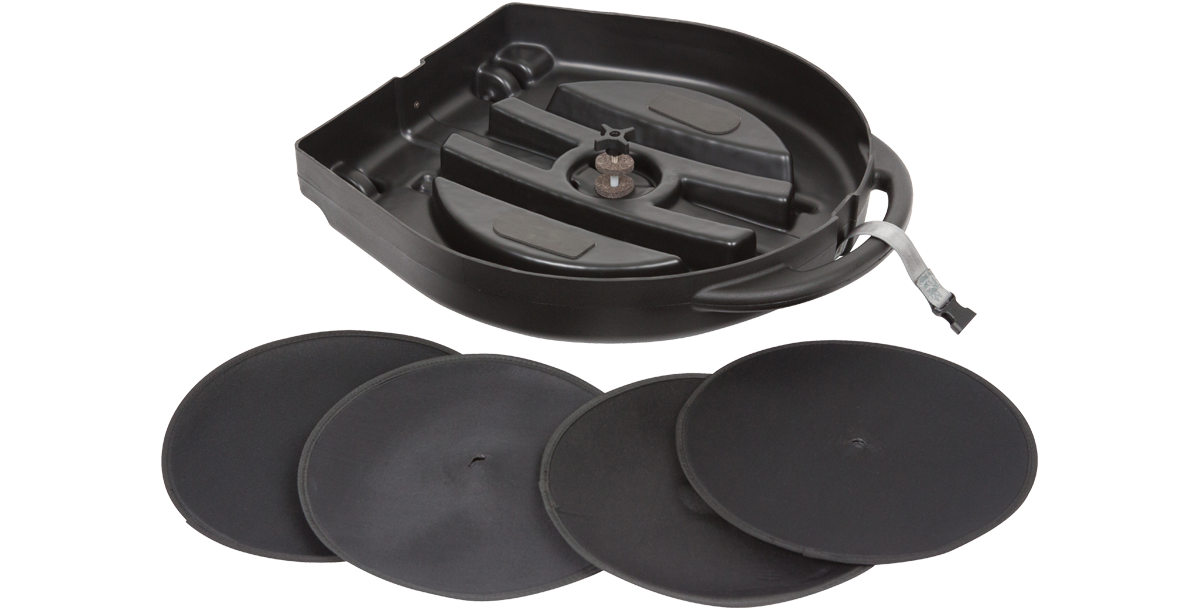 Estuche rígido para platillos SKB Rolling Cymbal Vault 1SKB-CV24W - hasta 8 platillos de 24 pulgadas