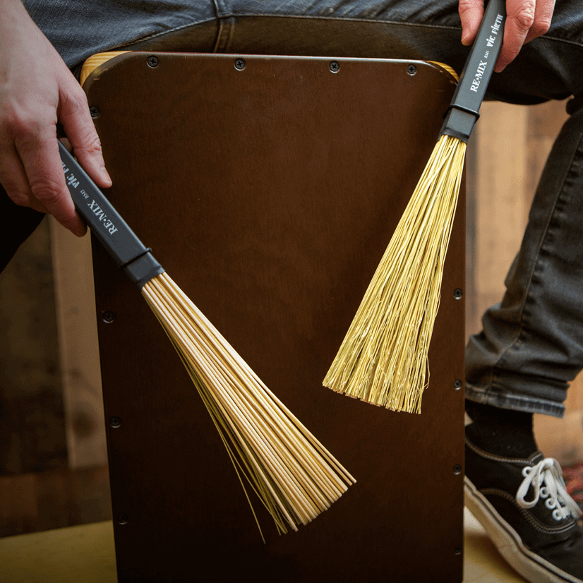 Escobillas Vic Firth RE·MIX RM1 - broomcorn