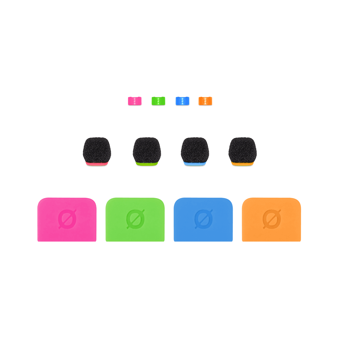 Identificadores para rango inalámbrico y Lavalier II RODE COLORS 3