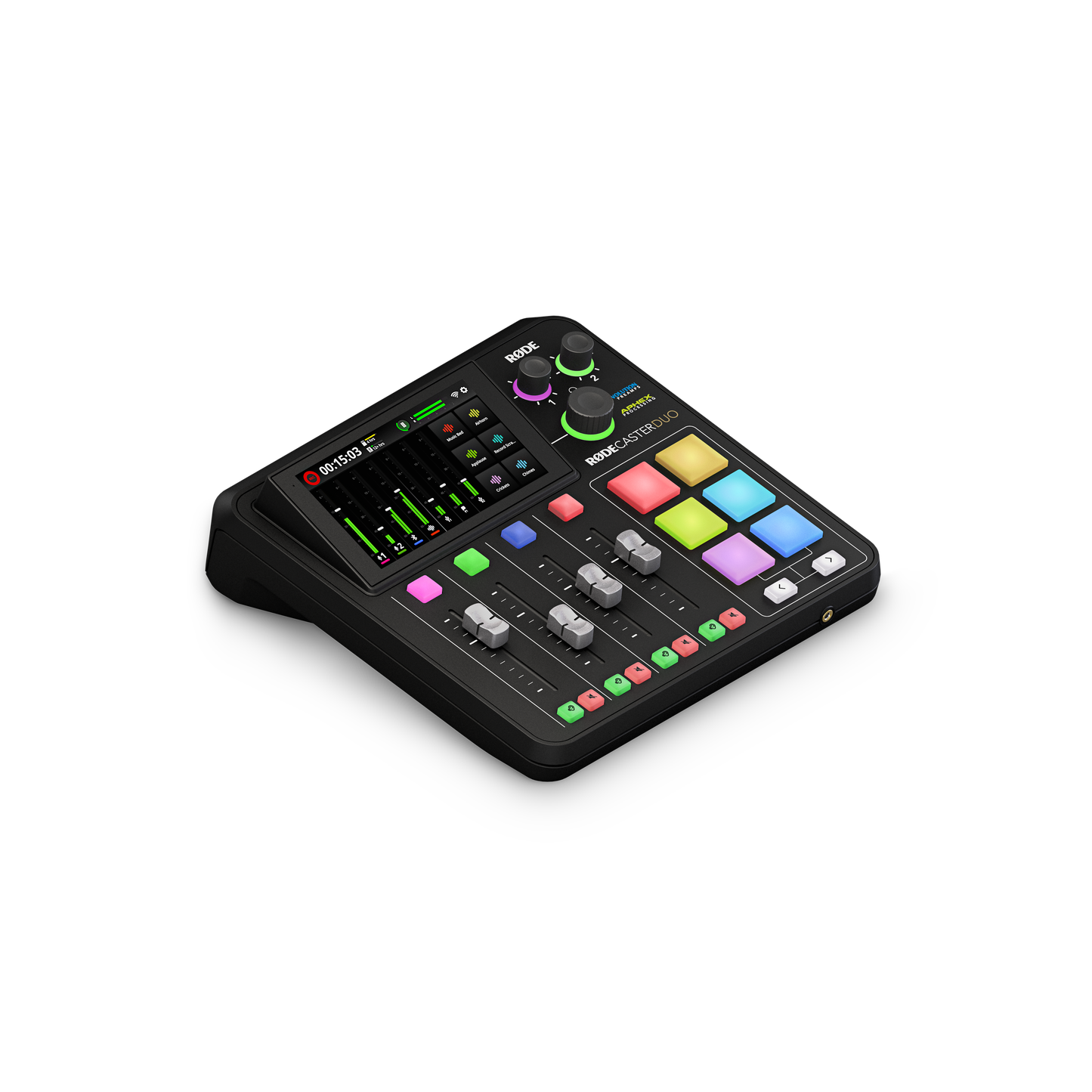 Estudio integrado de producción de audio RODECaster Duo