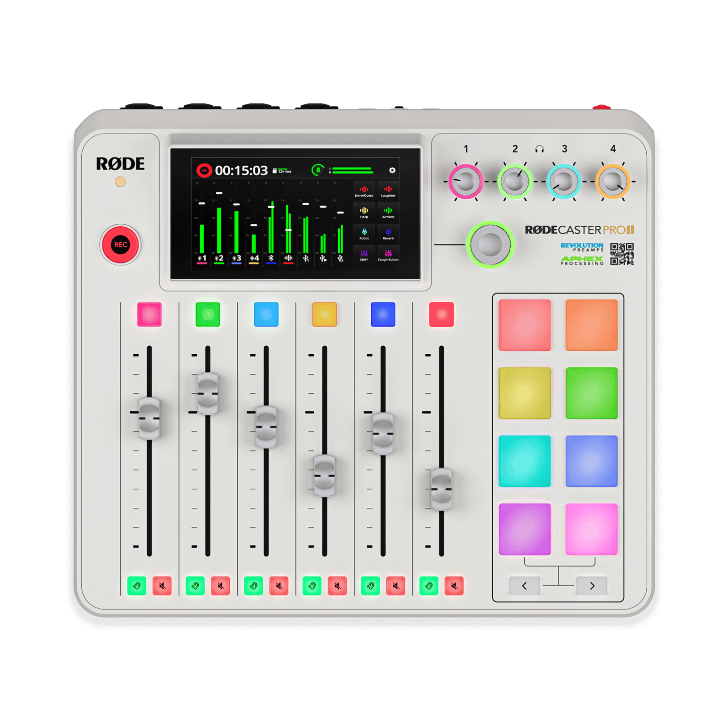 Estudio integrado de producción de audio RODECaster Pro II