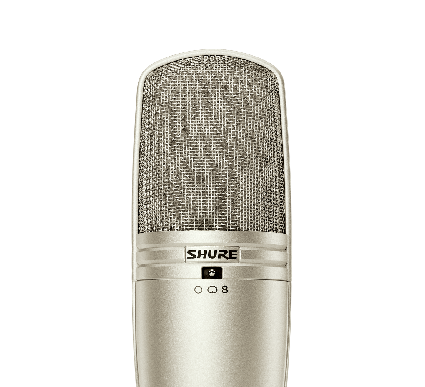 Micrófono de condensador side-address de diafragma dual grande multipatrón Shure KSM44A