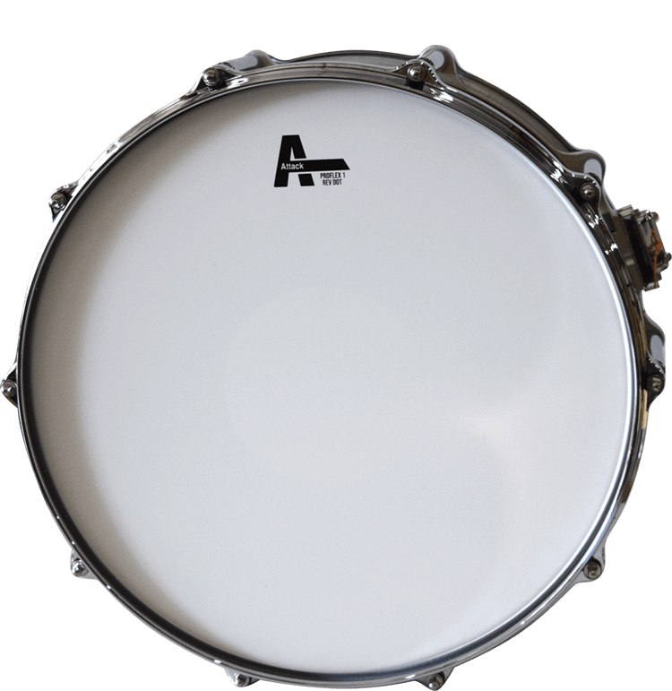 Parche batidor de tarola Attack Drumheads Proflex1 áspero con centro interior