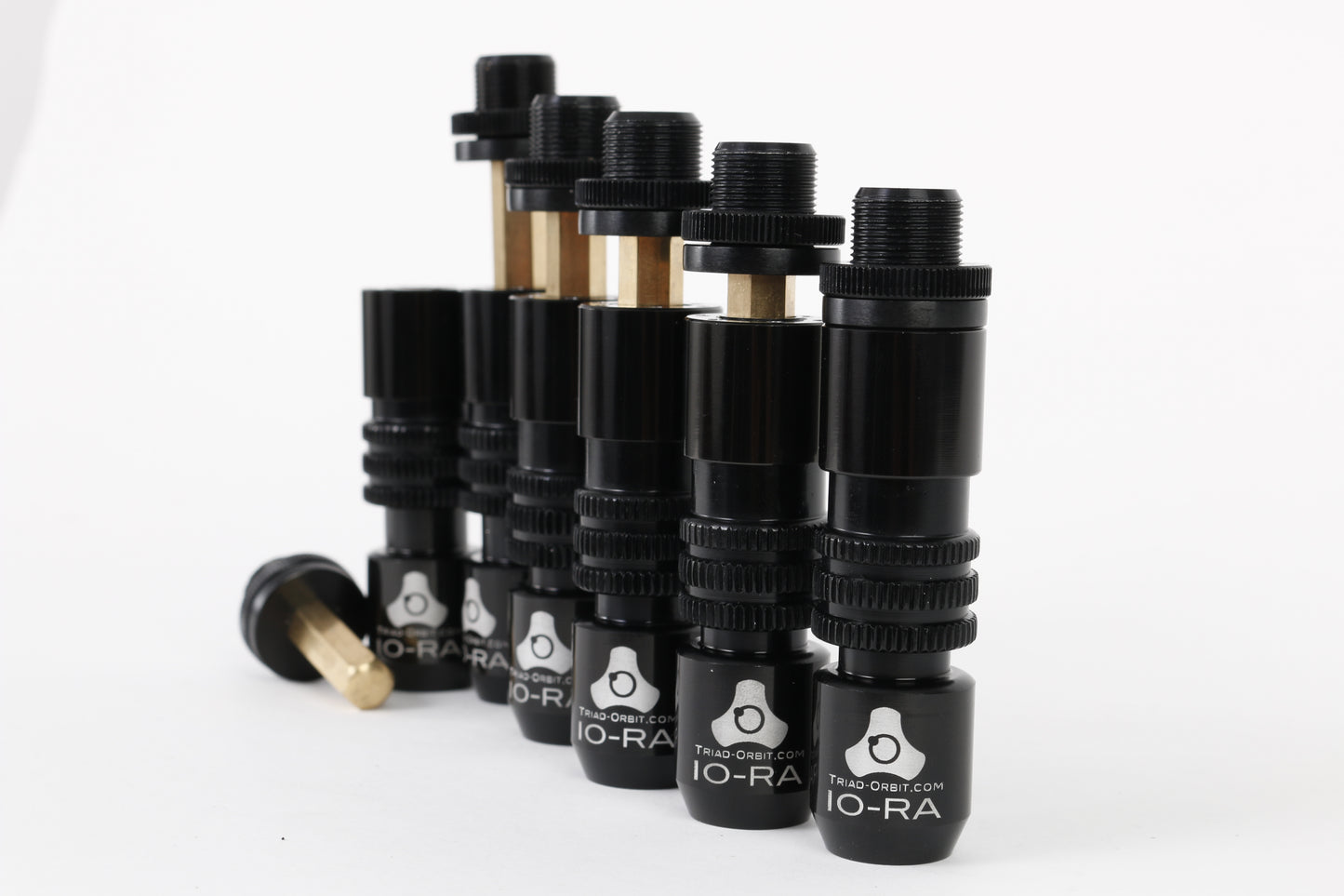 Paquete de adaptadores de cople IO para bases convencionales Triad-Orbit IO-RA/6