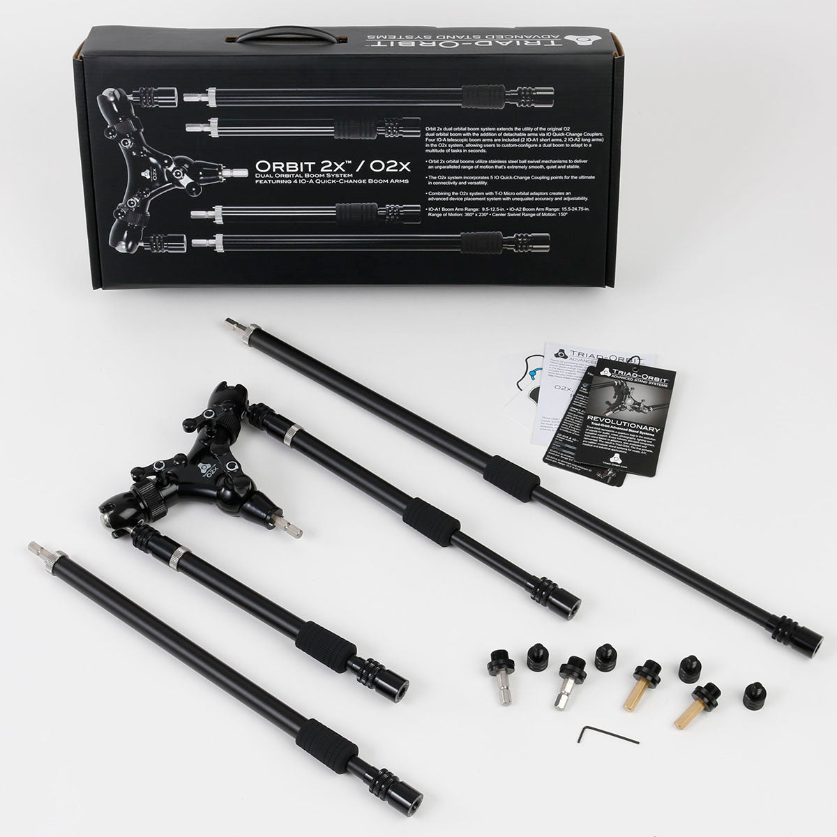 Boom doble con brazos desmontables Triad-Orbit O2X