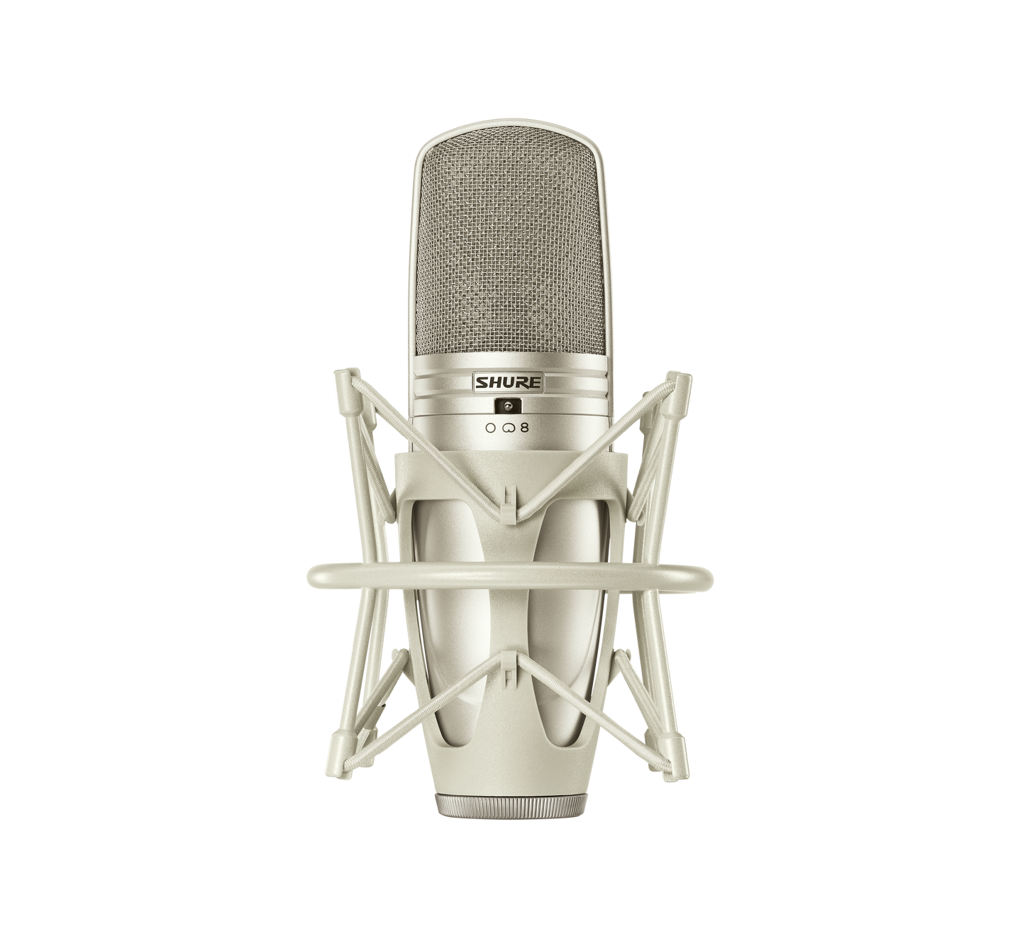 Micrófono de condensador side-address de diafragma dual grande multipatrón Shure KSM44A