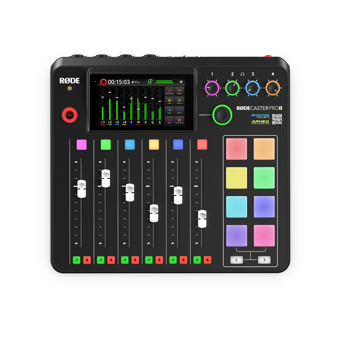 Estudio integrado de producción de audio RODECaster Pro II