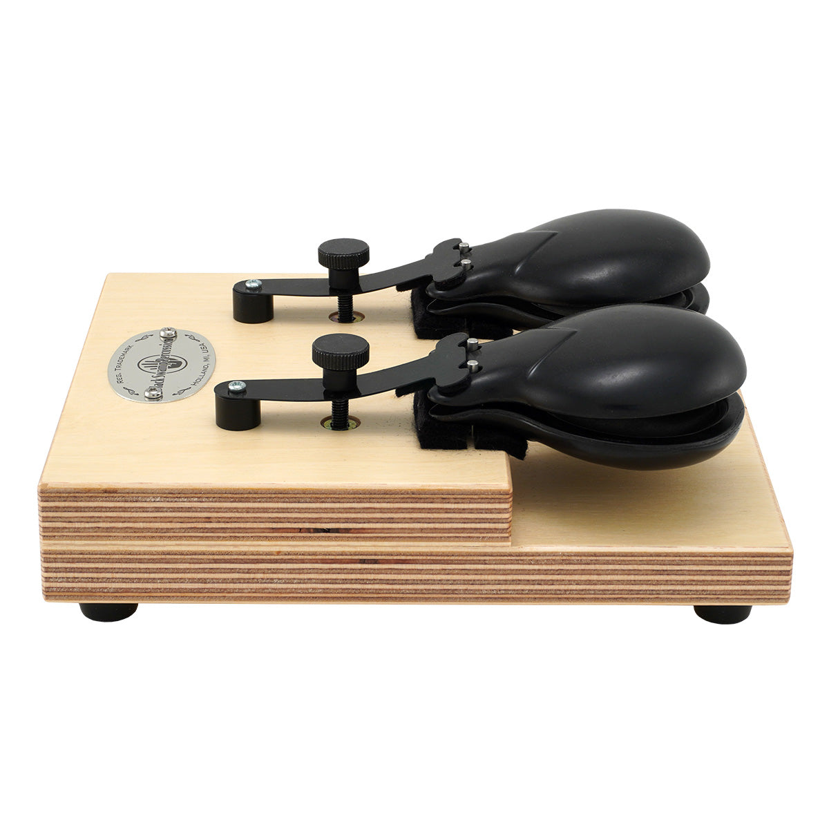 Máquina de castañuelas Black Swamp Percussion Overture OV-CM - castañuelas de fibra, diseño libre elástico