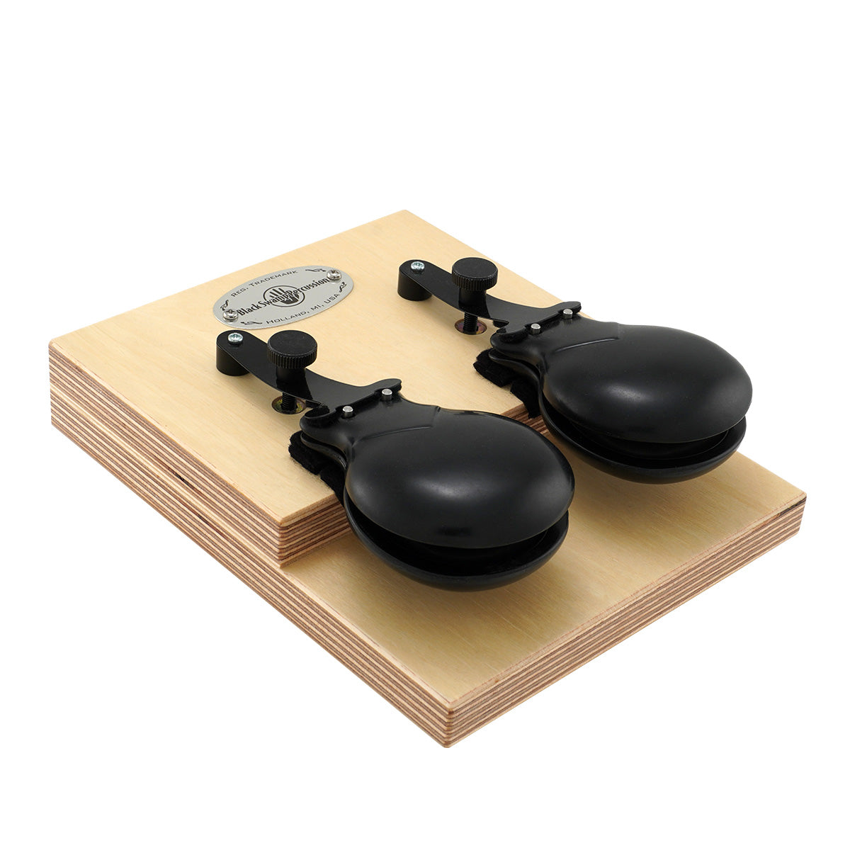Máquina de castañuelas Black Swamp Percussion Overture OV-CM - castañuelas de fibra, diseño libre elástico