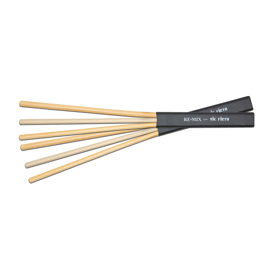 Escobillas Vic Firth RE·MIX RM4 - rattan/birch