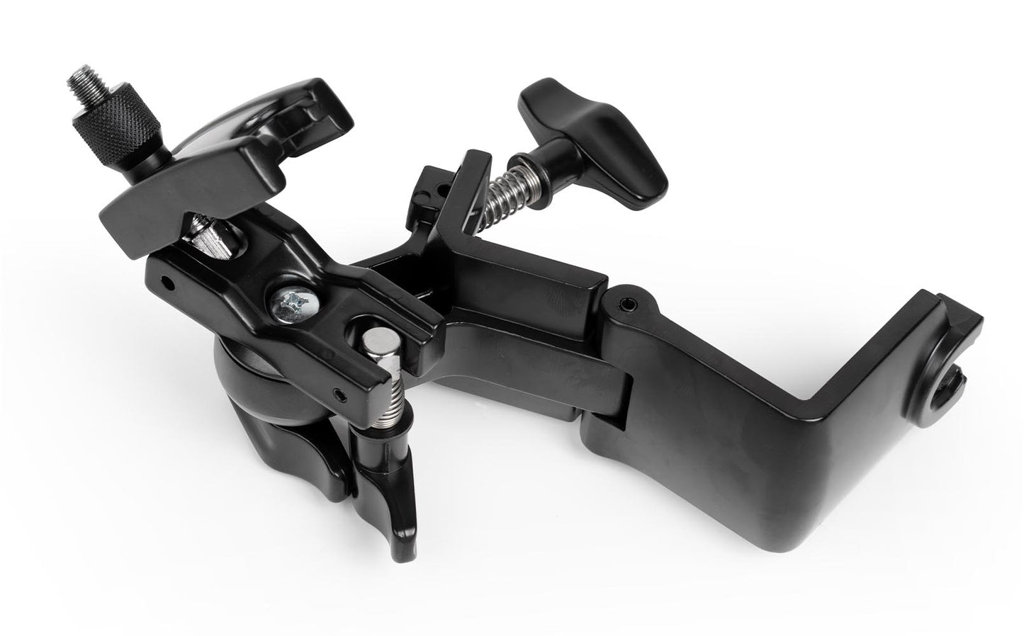 Abrazadera cuadrada Pearl Icon Rotating Pipe Clamp PCX200/B - abrazadera cuadrada de 40mm, abrazadera tubular giratoria con dos tornillos, acabado negro