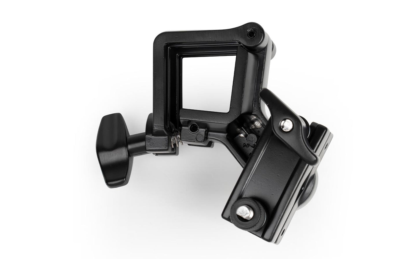 Abrazadera cuadrada Pearl Icon Rotating Pipe Clamp PCX200/B - abrazadera cuadrada de 40mm, abrazadera tubular giratoria con dos tornillos, acabado negro