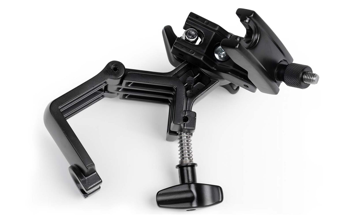 Abrazadera cuadrada Pearl Icon Rotating Pipe Clamp PCX200/B - abrazadera cuadrada de 40mm, abrazadera tubular giratoria con dos tornillos, acabado negro
