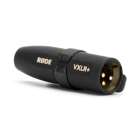 Adaptador 3.5 mm a XLR con convertidor de alimentación RODE VXLR+ - Demo