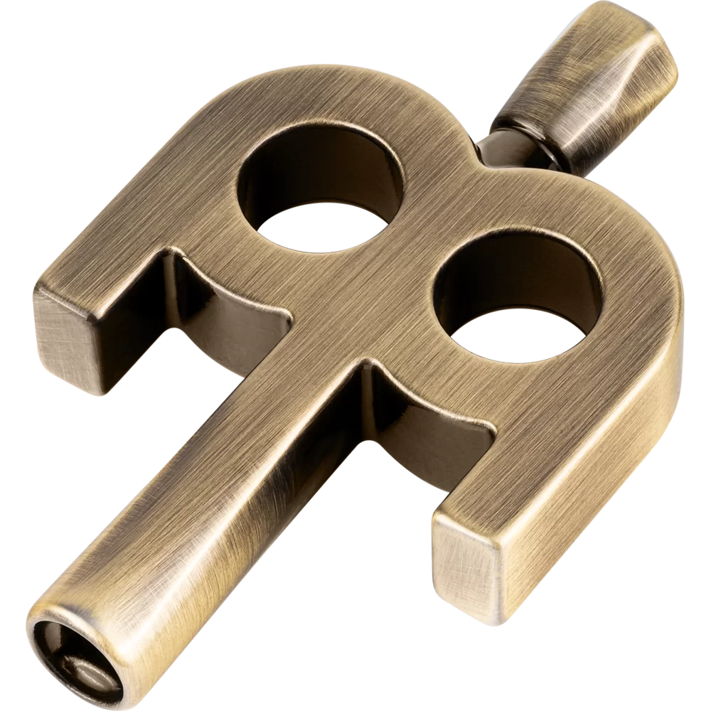 Llave de afinación de batería Meinl Stick & Brush Kinetic Drum Key - acabado Antique Bronze