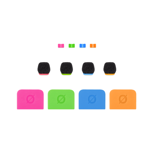 Identificadores para rango inalámbrico y Lavalier II RODE COLORS 3