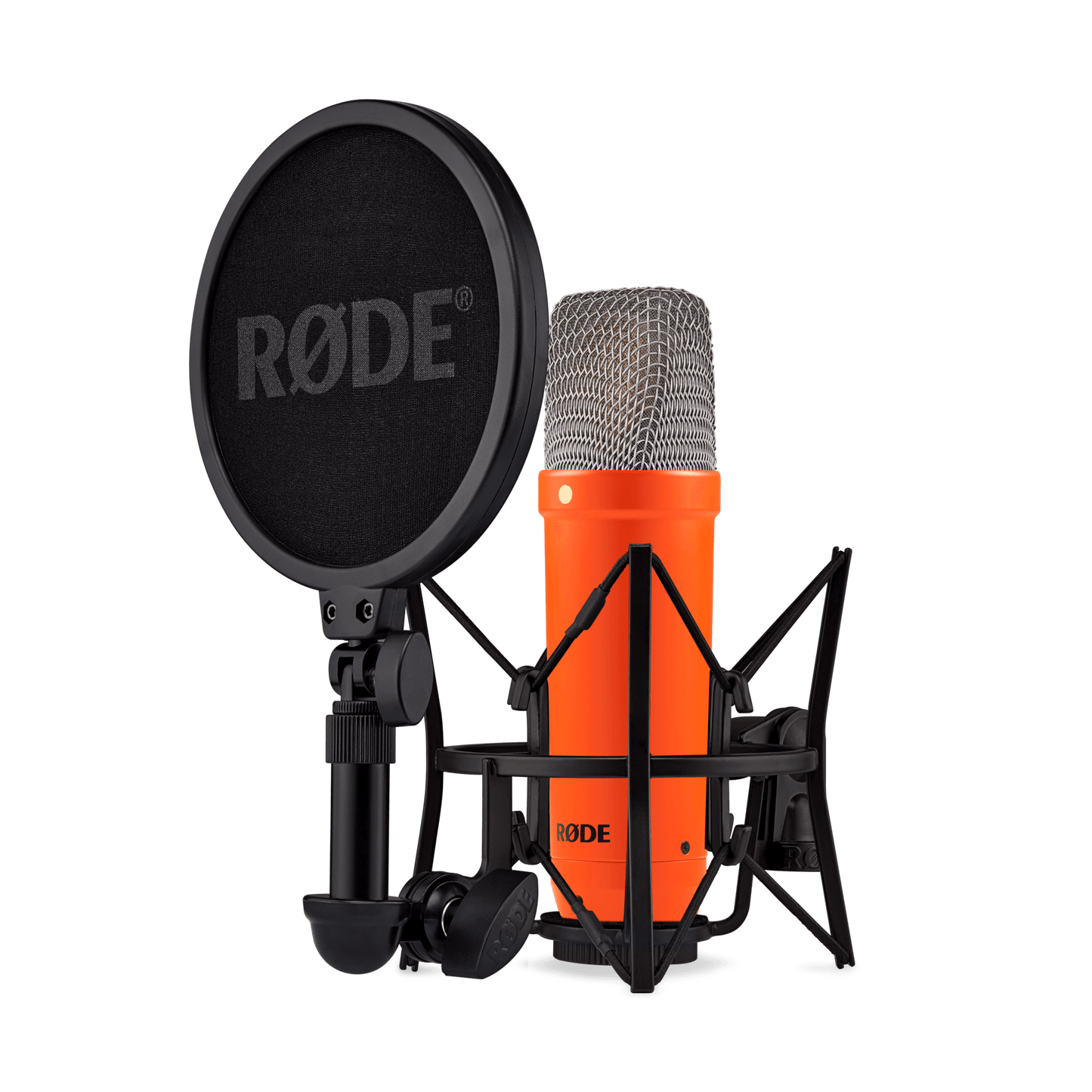 Micrófono de condensador de estudio RODE NT1 Signature Series - versátil, confiable, carácter sedoso, nivel de ruido ultrabajo, tolerante a elevados SPL