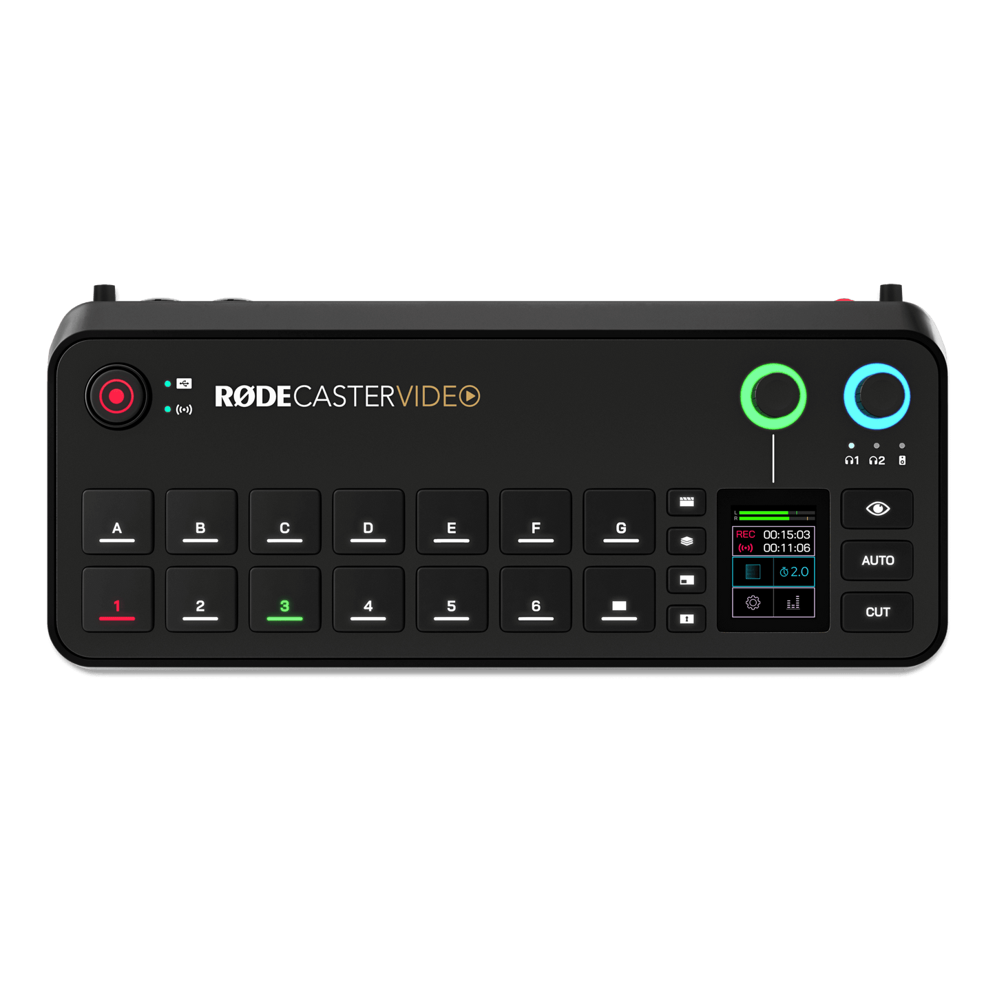 Consola de producción de audio y video RODECaster Video RCV