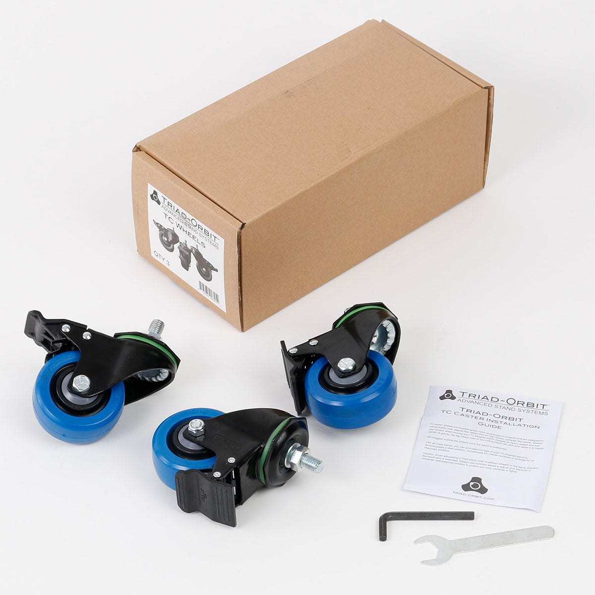 Base articulada con ruedas Triad-Orbit T3c