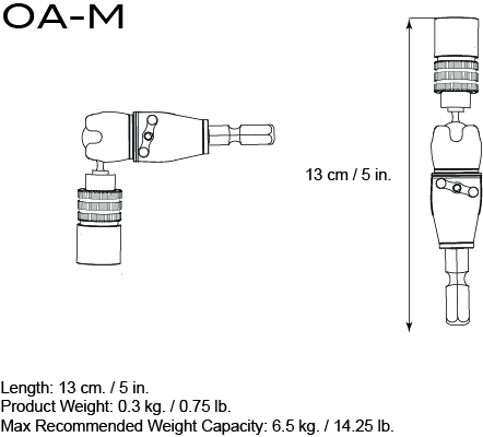 Brazo orbital miniatura Triad-Orbit OA-M - Demo