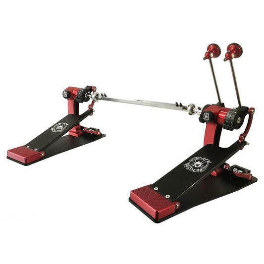 Pedal doble bombo Trick Drums Pro1-V ShortBoard Black Widow Double