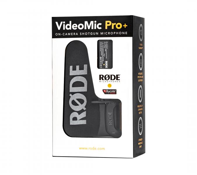 Micrófono direccional RØDE VideoMic Pro+
